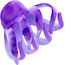 Clammer Plastic Type Octopus In 4 Colors-purple