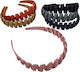 Plastic crown with design ( 6 mat colours)-grey