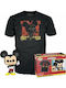 Funko Pop! Tee (за възрастни): Disney - Mickey (diamond collection) (special edition) Винилова фигурка Тениска (s)