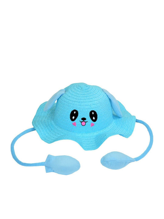 Aquablue Kids' Hat Straw Light Blue