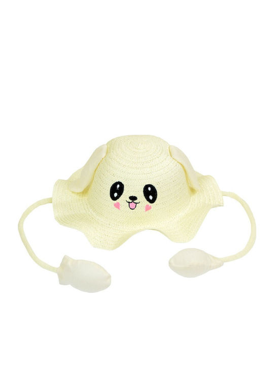 Aquablue Kids' Hat Straw Beige