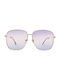 Women's Sunglasses with Gold Metal Frame and Gold Lens 01-6878-8