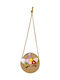 Children's Bag Straw Unicorn Brown