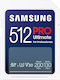 Samsung Pro Ultimate SDXC 512GB U3 V30 UHS-I 200MB/s με USB Reader