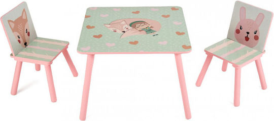Kids Table and Chairs Set Pink U-Grow Kids Table and Chairs Set Pink U-Grow