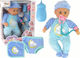 Baby Doll Bear Pacifier Sliniacz Blue Pajama Kitten 12404