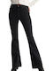 Damenjeans Schlaghose Black