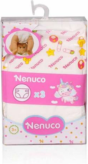 Nenuco Doll Diapers 3 Pieces