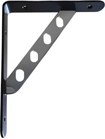 Element Metallic Corner Shelf Black 250x250mm 580111.0004