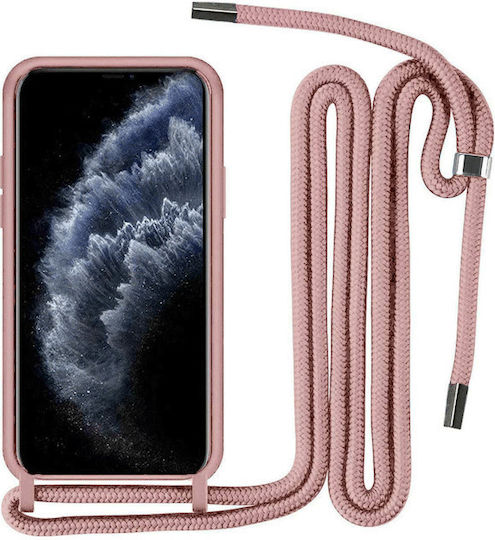 Back Cover Πλαστικό / Σιλικόνης με Λουράκι Ροζ (Galaxy S22+ 5G)