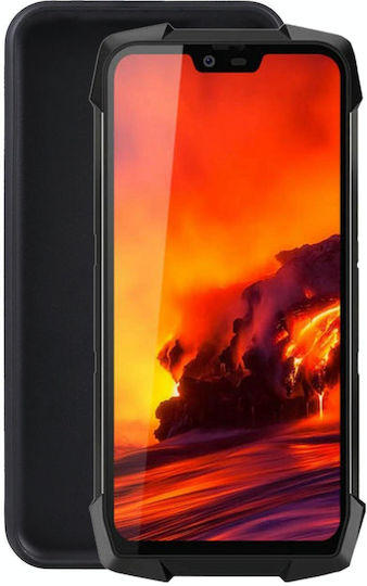 Umschlag Rückseite Silikon Schwarz (Blackview Pro)