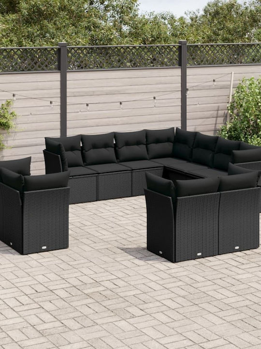 Set Camera De Zi Pentru Exterior 11 Piese Negru...