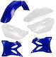 Plastic Set Yamaha Yz 85 2002-2014 White-blue