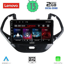 Lenovo Car Audio System for Ford Ka 2017> (Bluetooth/USB/AUX/WiFi/GPS/Apple-Carplay/Android-Auto) with Touch Screen 9"