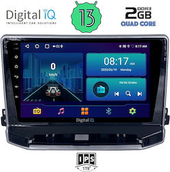 Digital IQ Car-Audiosystem für Jeep Kompass 2022> mit Klima (Bluetooth/USB/AUX/WiFi/GPS/Android-Auto) mit Touchscreen 10.1"