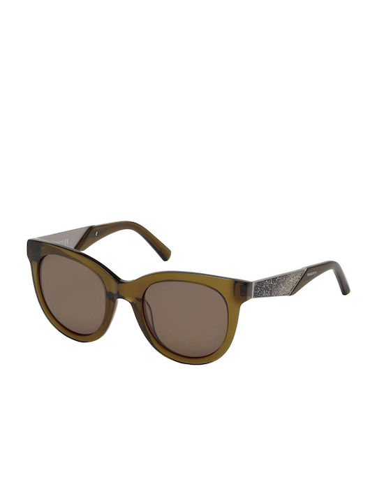 Swarovski Sonnenbrillen mit Grün Rahmen und Braun Linse SK0126 96J