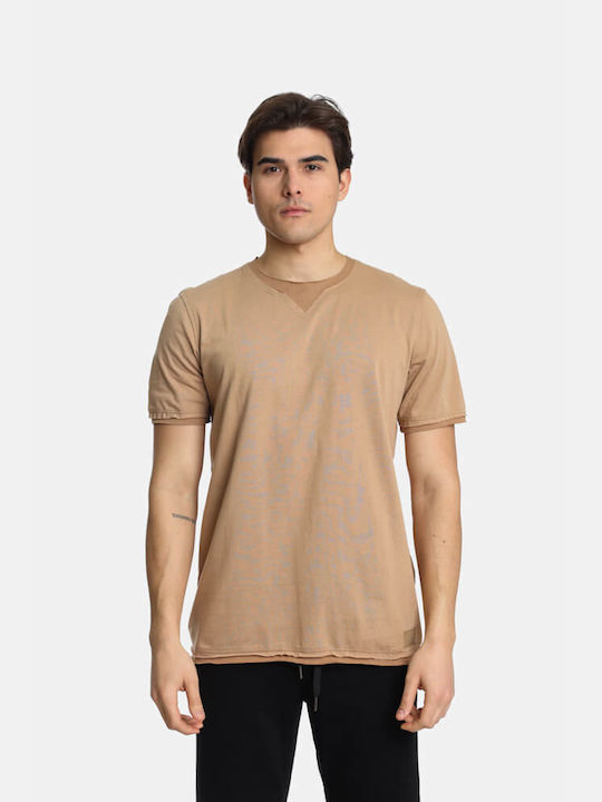 Paco & Co Men's Short Sleeve T-shirt Brown