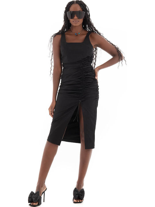 Summer Midi Dress Black