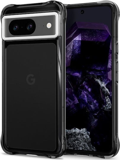 Spigen Cyrill UltraSheer Back Cover Σιλικόνης 1.8mm με Λουράκι Μαύρο (Google Pixel 8)