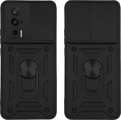 Sonique Back Cover Silicon / Plastic Negru (Poc...