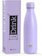 iDrink Μπουκάλι Θερμός Ανοξείδωτο 500ml Λιλά