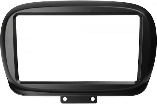 CARAV Industries Inc. DIN Fascia Panels 2 Din Compatible with Screen 9" for Fiat 500X