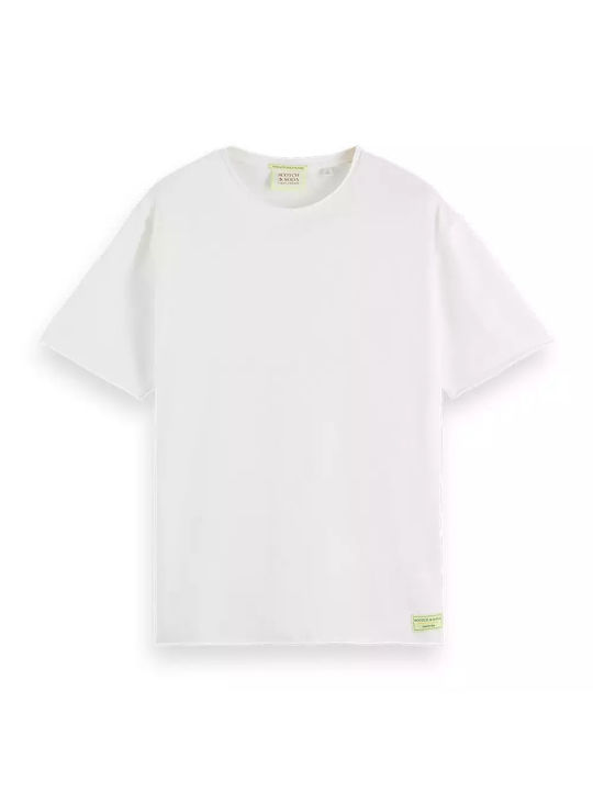 Scotch & Soda Men's Short Sleeve T-shirt White