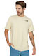 The North Face Men's Short Sleeve T-shirt Silver