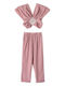 Εβίτα Kids Set with Pants Summer 2pcs Pink