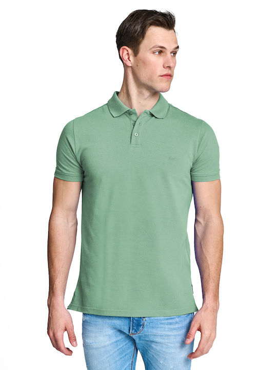 Staff Men's Blouse Polo Green