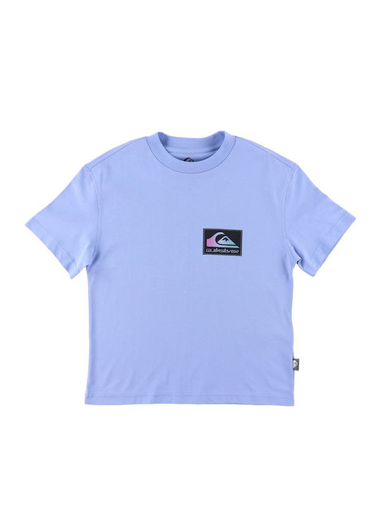 Kids' T-shirt Purple Back Flash
