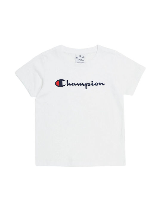 Champion Kinder-T-Shirt Weiß