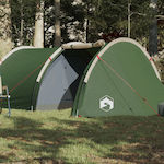 vidaXL Cort Camping Tunel Verde pentru 4 Persoane 98x170x106cm