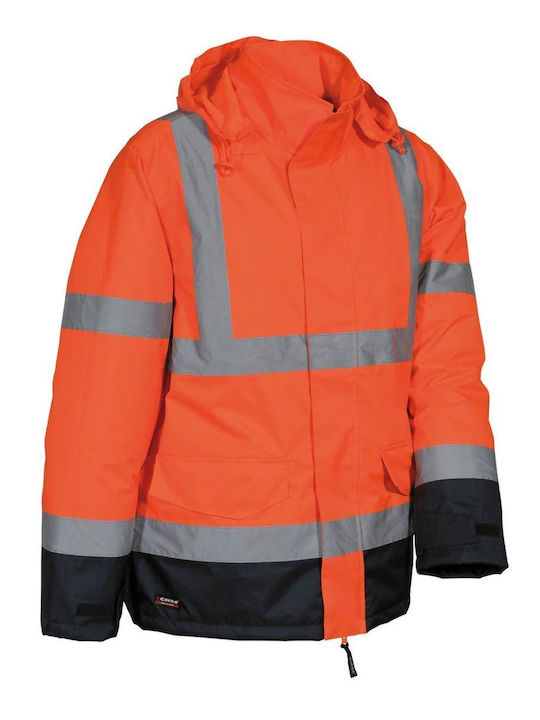 Cofra Work Jacket Reflective Orange