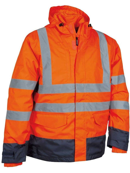 Cofra Work Jacket Reflective Orange