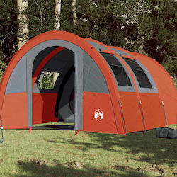 vidaXL Campingzelt Tunnel Orange für 4 Personen 175x340x193cm