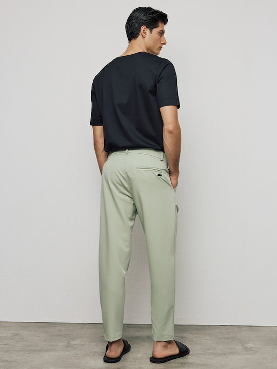 P/Coc Men's Trousers Chino Color of the mint