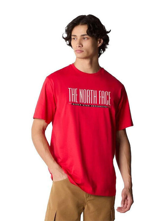 The North Face Men's Short Sleeve T-shirt Red