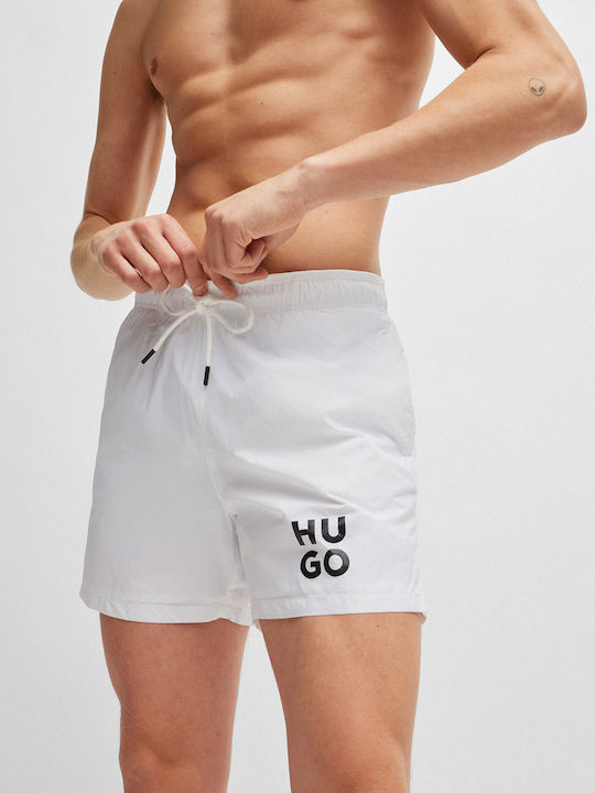 Hugo Boss Men's Swimwear Shorts White 50510190-100