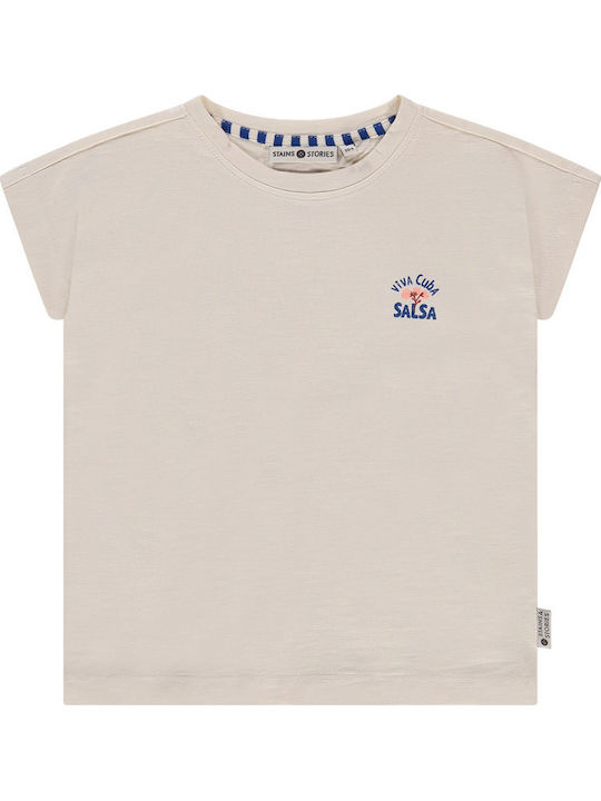 Παιδική Μπλούζα Κοντομάνικη Off White