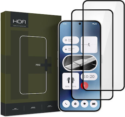Hofi Glass Pro+ Vollflächig gehärtetes Glas Schwarz (Nichts Telefon 2a)