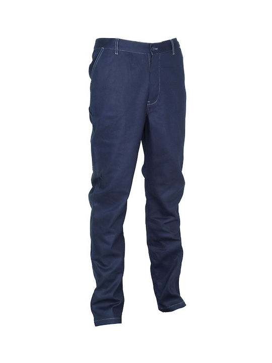 Cofra Eritrea Work Trousers Navy Blue made of Cotton