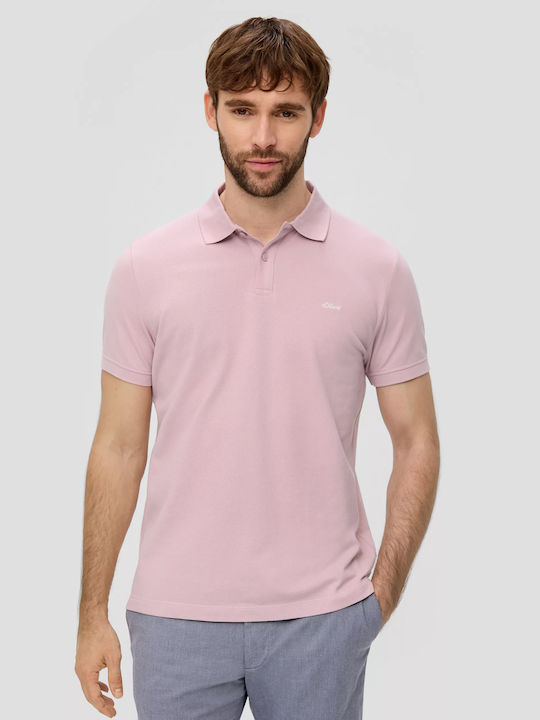 S.Oliver Men's Blouse Polo Pink