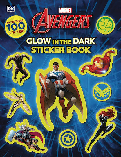 Marvel Avengers Glow In The Dark Sticker Book With More Than 100 Stickers
