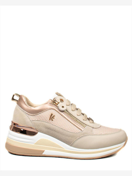 Keys Damen Sneakers Beige