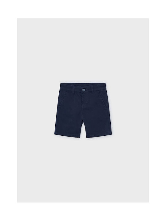 Mayoral Kinder Shorts/Bermudas Stoff Καπαρτινέ marineblau