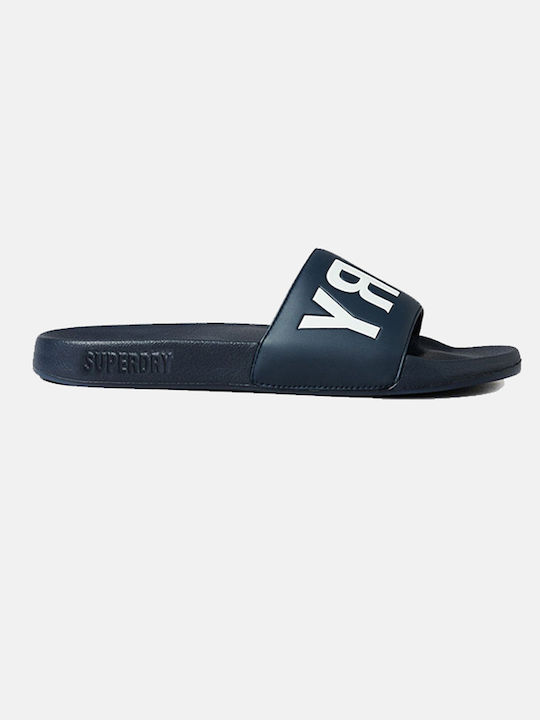 Superdry Ανδρικά Slides Μπλε