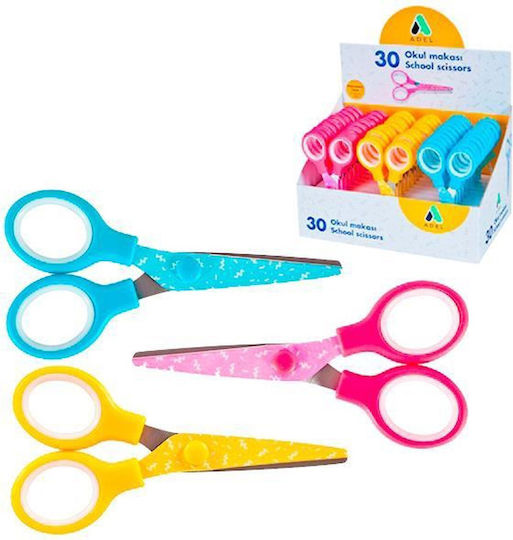 Adel Patterned Schere 13cm mit Rostfreier Stahl Klinge 30Stück