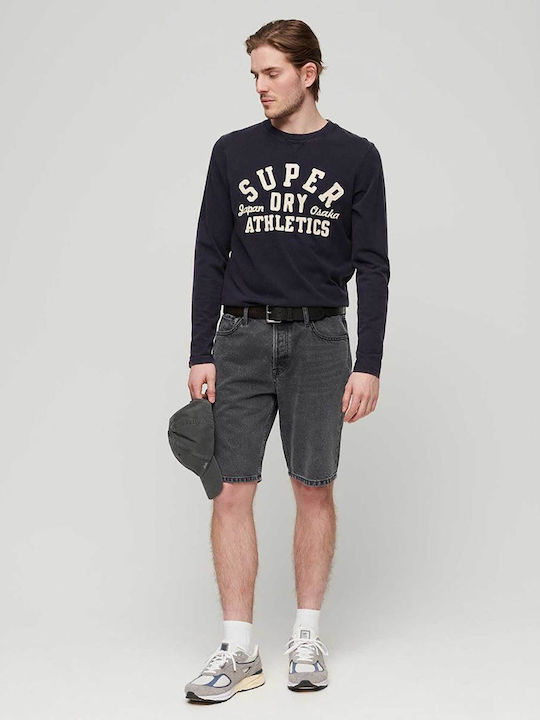 Superdry Ovin Vintage Ανδρική Βερμούδα Τζιν Was...