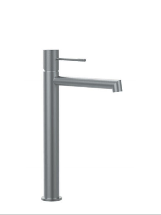 Orabella Terra Mixing Tall Sink Faucet Silver